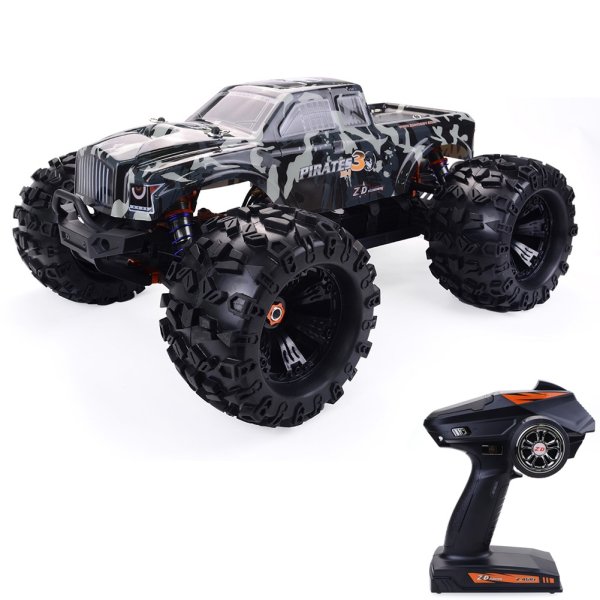 画像1: ZD Racing 9116-V4 1/8 MT8 2.4G 4WD RTR MONSTER TRUCK バギー オフロード トラギー 90km/h 高速 RC カー アウトドア S22d4005572316 (1)