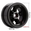 画像3: ブラック INJORA 2.2 ビードロック ホイール 64*35mm Axial SCX10 S22d4009213894 (3)