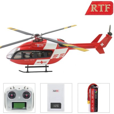 画像1: モード１ 2選択可 FL450 V2 FLISHRC Roban EC145 450 サイズ ヘリコプター  6CH RC GPS H1 フライト コントロール付き RTF フライウィングではありません S22d4108709442