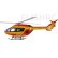 画像5: FLISHRC EC145 スケール胴体 4 ローター ブレード 6CH RC ヘリコプター GPS H1 フライト コントロール RTF Not Bell 206 S22d4108709442_1
