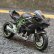 画像3: 1:12 カワサキニンジャ H2R アロイダイキャストバイク模型トイコレクションサウンドアンドライトオフロードオートサイクルカー S22d4286323785 (3)