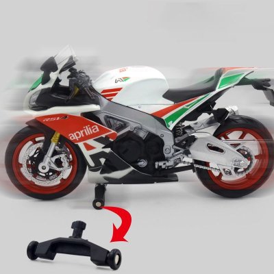 画像2: 1/12 アプリリアRSV4RR1000アロイダイキャストバイク模型トイカーコレクションオートバイクショーク-オフロードオートサイクルアブソーバー S22d4314674917