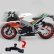画像2: 1/12 アプリリアRSV4RR1000アロイダイキャストバイク模型トイカーコレクションオートバイクショーク-オフロードオートサイクルアブソーバー S22d4314674917 (2)