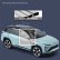 画像2: 1:24 NIOES6SUV 合金 新エネルギー車模型ダイキャスト金属玩具の高シミュレーション音と光 S22d4370042474 (2)