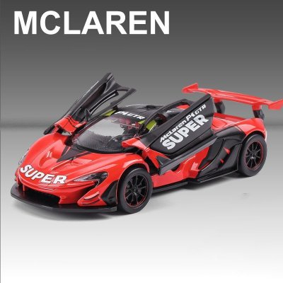 画像3: 1:32 マクラーレンP1 GTR ルマンスーパーカー 合金 車金属コレクションモデルサウンドとライトプルバック S22d4409175066