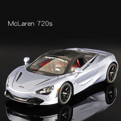 画像4: 1:24 マクラーレン 720S スパイダーアロイ スポーツ車模型ダイキャストサウンドスーパー レーシングリフティングテールホットウィール S22d4475215344