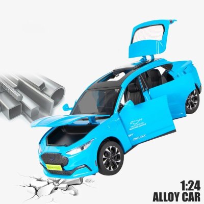 画像2: 1:24 d マスタングマッハ-E SUV ダイキャスト 車模型 音と光 S22d4524450303
