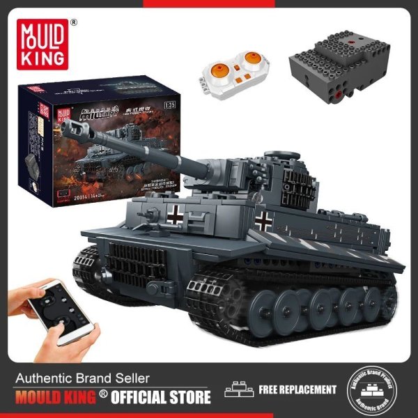 画像1: MOLD KING 20014 RCタンク ブロック 軍事 戦闘 MOC 知育玩具 S22d4556889659 (1)