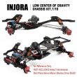 画像6: INJORA LCG カーボンファイバーシャーシキットフレームガーダー 1/10 RC クローラー アキシャル  SCX10  &  SCX10  II 90046 アップグレード パーツ S22d4658170673 (6)