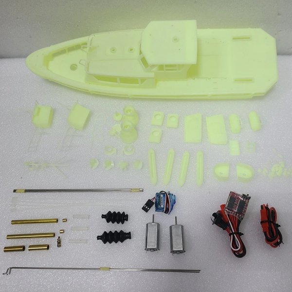 画像1: [RCキット] 1/48 スーパーミニRCボートキット damen1605 沿岸警備隊組み立てボートモデルキット S22d4688418956_1 (1)