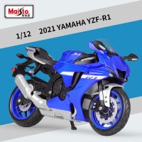 小売ボックスなし Maisto 1/12 ヤマハ YZF-R1 2021 ダイカスト オートバイ モデル コレクション ショックアブソーバー オフロード オートサイクル カー S22d4784745546