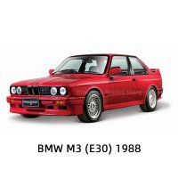 Bburago 1:24 1988 BMW M3 (E30) スポーツカー スタティック ダイキャスト コレクションモデル S22d4789062077