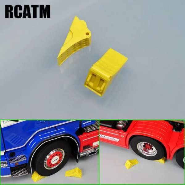 画像1: 2 個トレーラー ホイールタイヤゴムスリップストッパー 1/14  タミヤ RC トラック スカニアベンツアクトロスボルボマン S22d4791568874 (1)