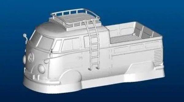 画像2: 1/10 T1 バンバス ピックアップ RC PC シェルボディ 190mm幅 ライトカップ 透明 未塗装 ドリフトボディ RC HSP HPI TRAX MST タミヤ用 S20d4801147788 (2)