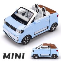 1:24 Wuling MINI EV 合金 新エネルギー車模型ダイキャスト メタル 充電パイル音と光のギフト付き S22d4814020705