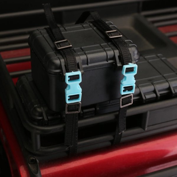 画像5: INJORA 5個 スケール ラゲッジロープ ルーフラック タイダウンストラップ 1:10 RC クローラー カー Axial SCX10 TRX4 TRX6 S22d4822534433 (5)