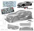 画像1: 高品質スープラGRロケットバニー1/10RCカーボディランプシェード200mm透明ドリフトボディHSP HPIトラクサスタミヤ S20d4838314899 (1)