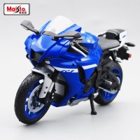 Maisto 1:12 2021 YAMAHA YZF-R1 合金 レース オートバイ モデル メタル クロスカントリー ストリート シミュレーション S22d4859034343
