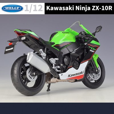 画像3: WELLY 1/12 カワサキ Ninja ZX10R オートバイ模型玩具コレクション Autobike Shork-Absorber オフロード Autocycle 車 S22d4866617875