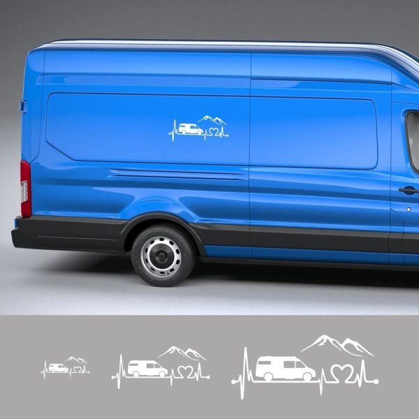 画像2: 様々なサイズのキャンピングカー用ビニールデカール、マウンテンスタイルステッカー、防水、車体、バンパー、リアウィンドウ、ノートパソコン用装飾 S25d4963382532 (2)