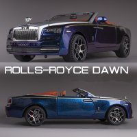 1:24 Rolls Royces Dawn 合金 Luxy 車模型 ダイキャスト メタル シミュレーション サウンドとライト ギフト S22d4968130270