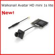 画像1: Walksnail Avatar HD Mini 1s Lite キット 1080P/60fps/22ms 低遅延/軽量/キャンバス モード/内蔵 32G ストレージ FPV S22d5078715034 (1)