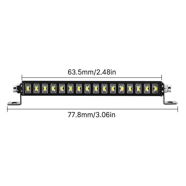 画像3: INJORA 1/18 TRX4M LEDルーフライト ディフェンダー カスタム S22d5167340337 (3)
