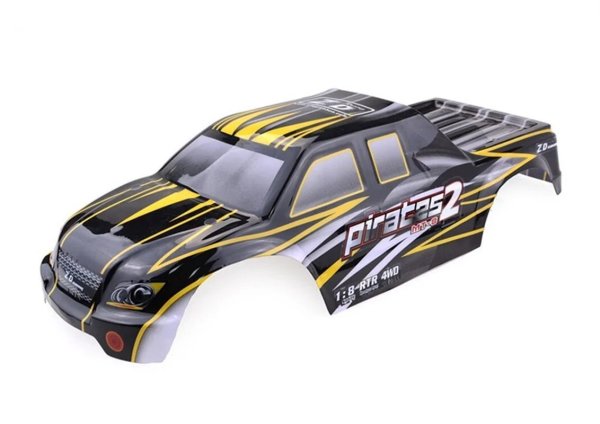 画像1: ZD Racing 1/8 RCカーアクセサリー 8485 8486 8469 08427V3 MT8 カー PVC ボディシェル イエローグレー ハウジングパーツ S22d5212667296 (1)