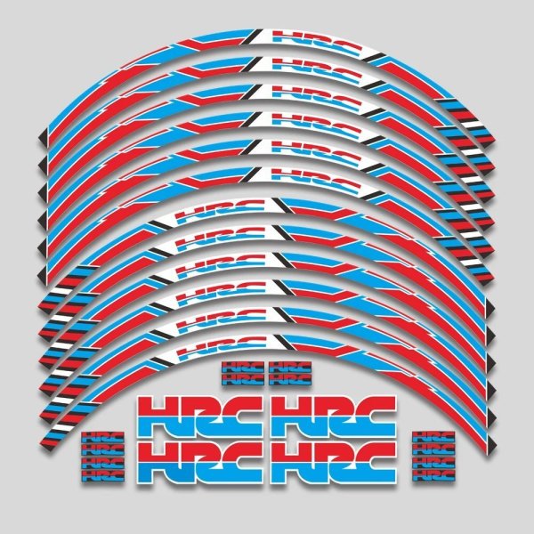 画像11: 17インチホイールハブステッカー オートバイアクセサリー 反射デカール ストライプ Honda HRC REPSOL CBR 250RR 400RR 600RR 1000RR用 S20d5230750164 (11)