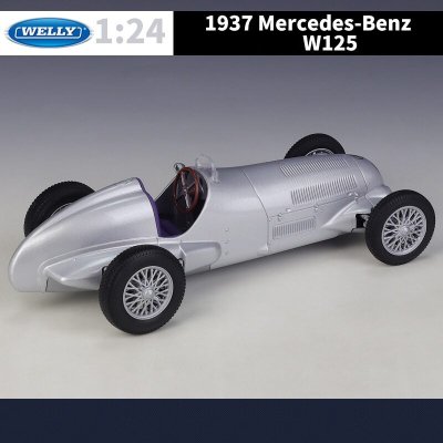 画像2: WELLY 1:24 メルセデスベンツ W125 1937 合金 車ダイキャストモデルミニチュアスケールグッズ S22d5289392039