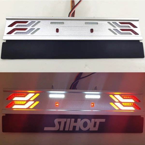画像1: LEDメタルテールランプ 水流 1/14 RCトレーラー スカニア MAN ベンツ ボルボ S22d5343726148 (1)