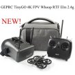 画像1: GEPRC TinyGO 4K FPV Whoop アナログ ドローン コンボ ELRS 2.4G リモコン/RG1 ゴーグル/LiHV 4.35v 90C バッテリー充電/フライバッグ付き S22d5355726360 (1)