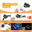 画像2: V2ボード付き Micro:Bit V2 スマートミニロボットカーキット 子供向けプログラミング ビルディングセット 学習教育 STEM DIY 電子プロジェクト S22d5368528794 (2)