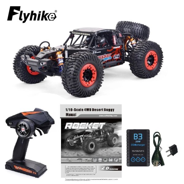画像1: ZD Racing DBX 10 1/10 4WD 2.4G デザートトラック ブラシレスカー 高速オフロード車両 80KM/h リモートコントロールデザートカー 子供用おもちゃ S22d5398070311 (1)