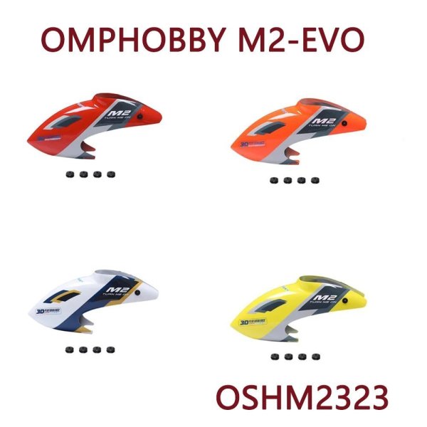 画像1: OMPHOBBY M2 EVO M2-EVO RC ヘリコプター ノーズカバー OSHM2323 S22d5454746042 (1)