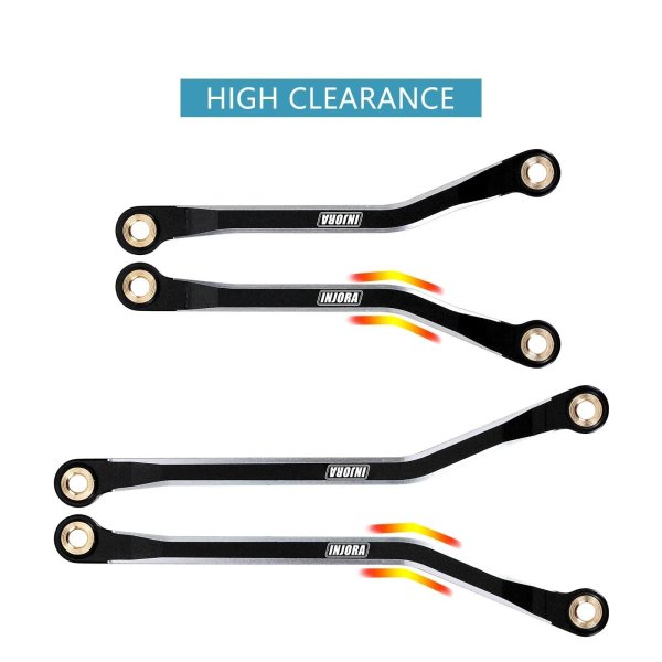 画像4: INJORA TRX4M アルミ リンク セット 高クリアランス アップグレード S22d5458229882 (4)