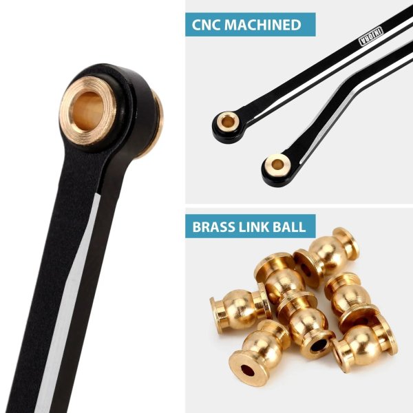 画像5: INJORA TRX4M アルミ リンク セット 高クリアランス アップグレード S22d5458229882 (5)