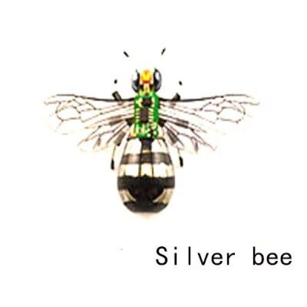 画像1: [Silver bee static] STEAM DIY ロボット昆虫科学発明電子動物学校競技会用非はんだ付け DIYキットSTEMロボット動物 S22d5469013123_13 (1)