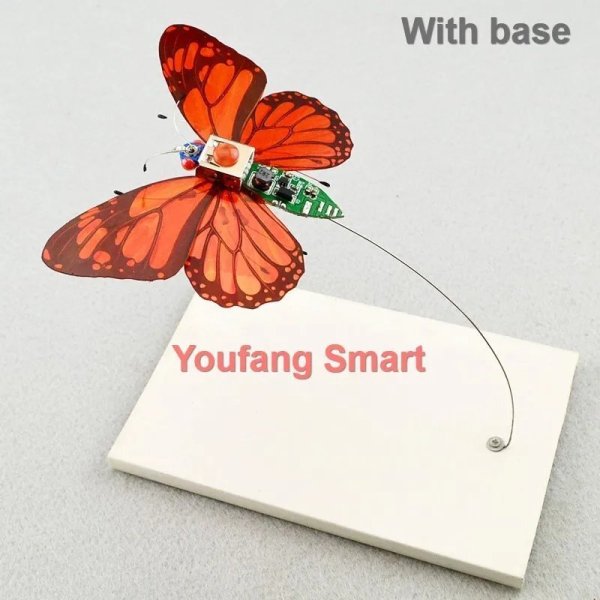 画像1: [蝶とベース] STEAM DIY ロボット昆虫科学発明電子動物学校競技会用非はんだ付け DIYキットSTEMロボット動物 S22d5469013123_22 (1)