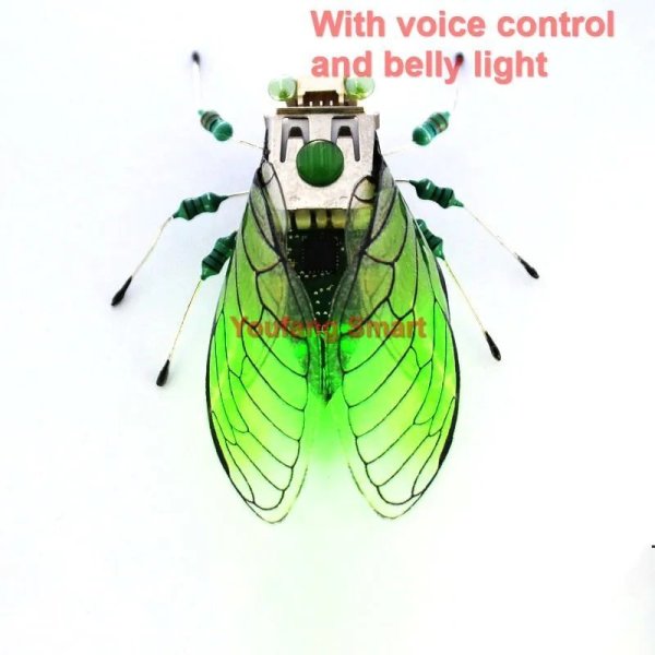 画像1: [音声と光] STEAM DIY ロボット昆虫科学発明電子動物学校競技会用非はんだ付け DIYキットSTEMロボット動物 S22d5469013123_31 (1)