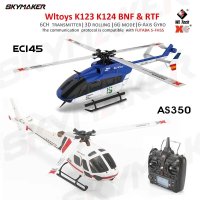 WLs XK K123 K124 RC ヘリコプター BNF 2.4 グラム 6CH 3D 6 グラムモードブラシレスモーター双葉 S-FHSS S22d5557161765