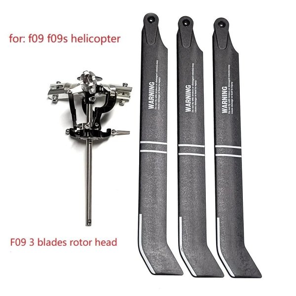 画像1: [F09 3ブレード付き] STASRC メタルメインローターヘッドパーツ YUXIANG F09 F09-S F09H F11 F11GPS OMPHOBBY M2 Eachine E200 E200s ブラックホークヘリコプター用 S25d5585437384_14 (1)