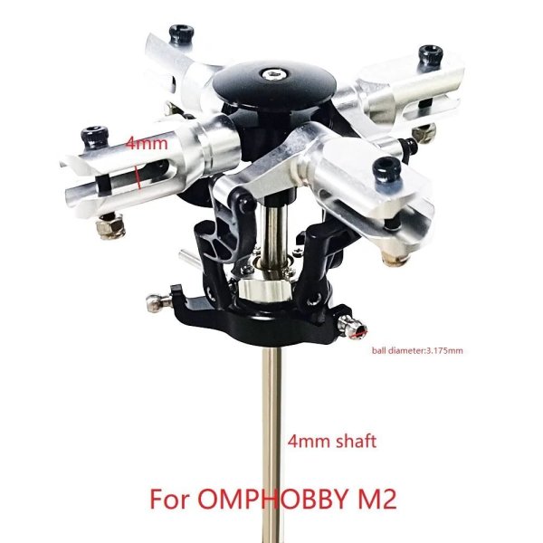 画像1: [OMPHOBBY M2 4ブレード] STASRC メタルメインローターヘッドパーツ YUXIANG F09 F09-S F09H F11 F11GPS OMPHOBBY M2 Eachine E200 E200s ブラックホークヘリコプター用 S25d5585437384_7 (1)