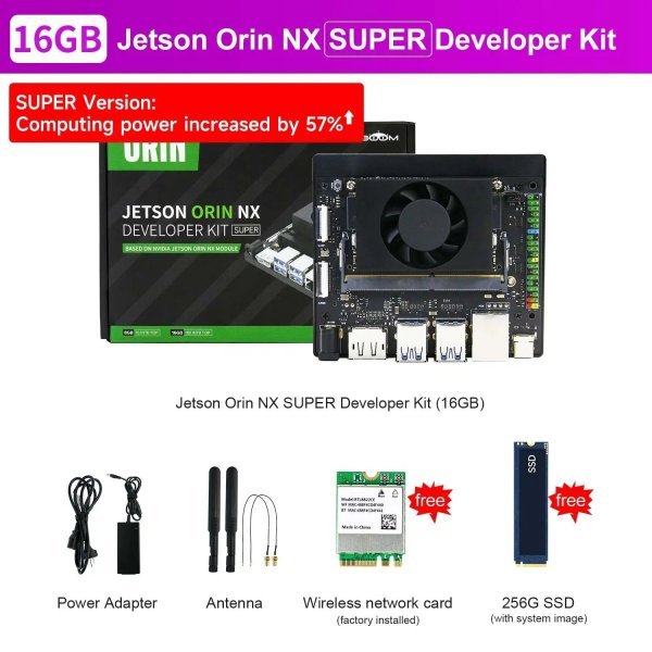 画像1: [16GB-DeveloperKit] Jetson Orin NX 開発キット スーパーバージョン 117/157TOPS コンピューティングパワー 組み込みエッジシステム向け 8GB/16GB RAM ディープラーニング S22d5589813181_5 (1)