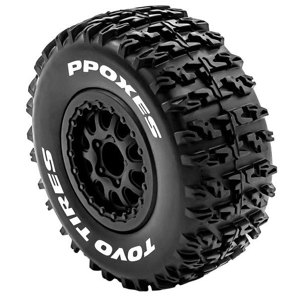 画像1: 1/10 RCカータイヤ 112mm ショートコース 4個 スラッシュSenton S22d5594378444 (1)