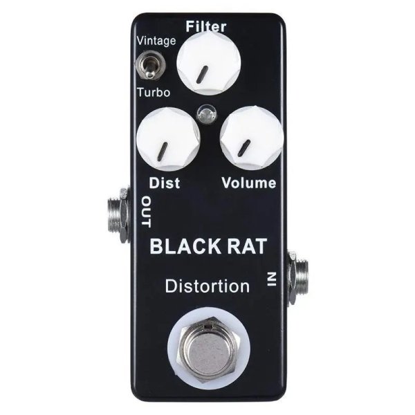 画像1: Mosky Black RAT ディストーション ギターエフェクター ミニ S22d5609138616 (1)