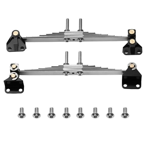 画像3: 1ペア 金属製フロント/リアサスペンションリーフスプリングプレートスプリングハンガー 1/14 タミヤ RCトラック SCANIA 770S R620 VOLVO BENZ マンカー用 S25d5623230932 (3)