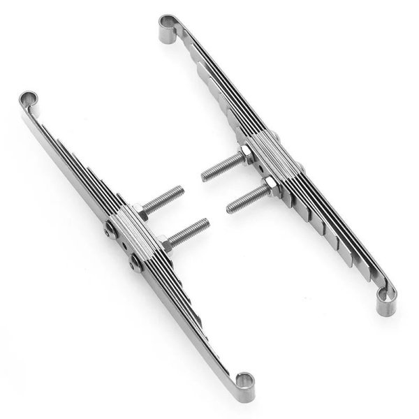 画像4: 1ペア 金属製フロント/リアサスペンションリーフスプリングプレートスプリングハンガー 1/14 タミヤ RCトラック SCANIA 770S R620 VOLVO BENZ マンカー用 S25d5623230932 (4)