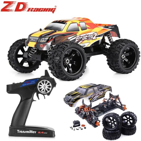 画像1: ZD Racing 9116 V2 9116 V3 1/8 4WD ブラシレス電動モンスタートラック メタルフレーム ブラシレス 100km/h RTR RCカー 屋外用おもちゃ S22d5648029849 (1)