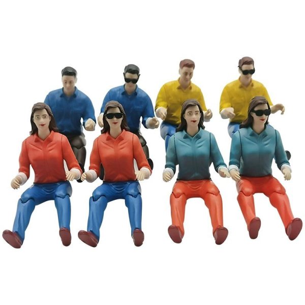 画像1: サングラス付きRCパイロット人形1個 ランダム色 S25d5659610774 (1)